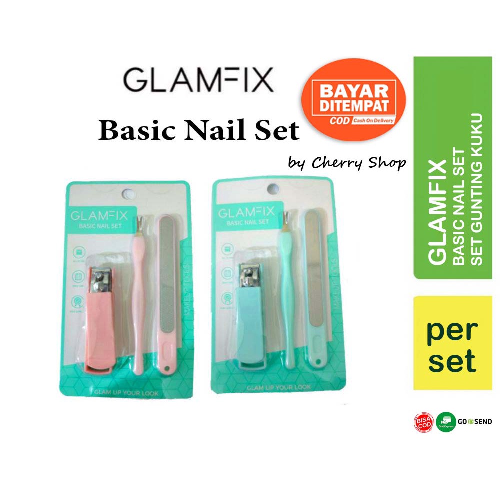 [PREMIUM] [SET GUNTING KUKU] Glamfix Glam Fix Basic Nail Set | Set Gunting Kuku