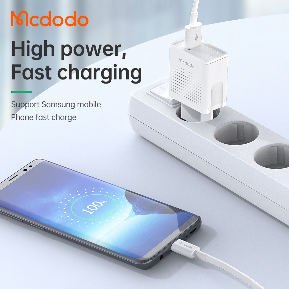 Mcdodo Charger Type C Fast Charging Samsung 18W QC 3.0 AFC Cable Set