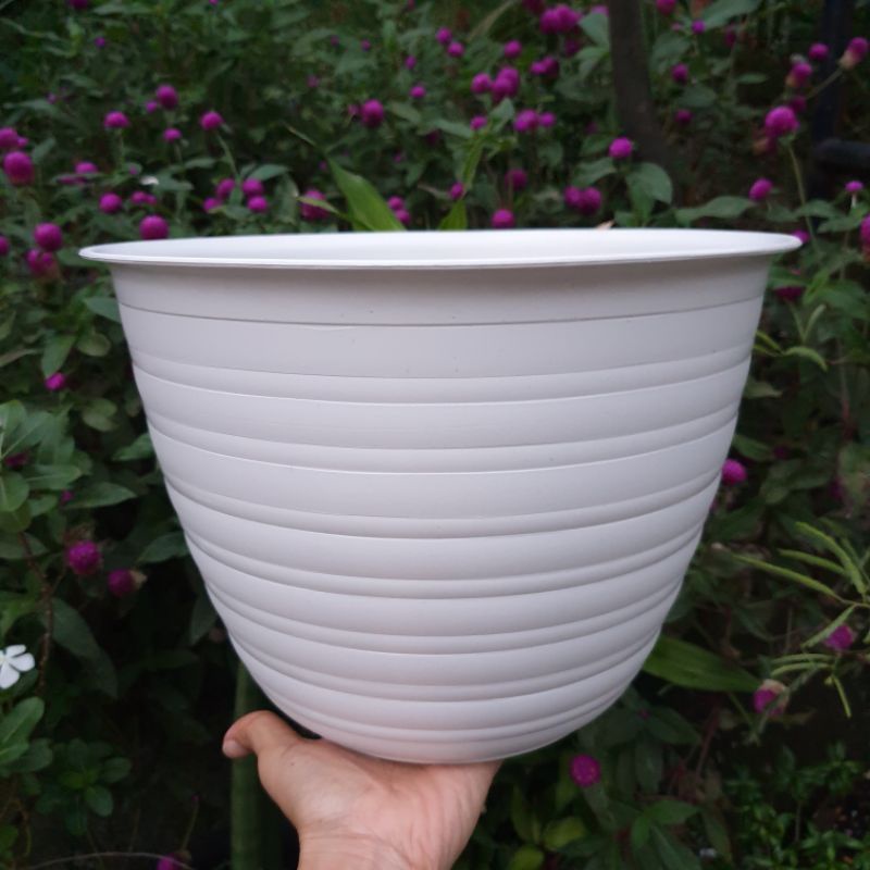 Pot Tawon Jumbo 30 cm Pot Tawon 30 Besar Pot Tawon Madu 30 Putih Termurah Harga Grosir