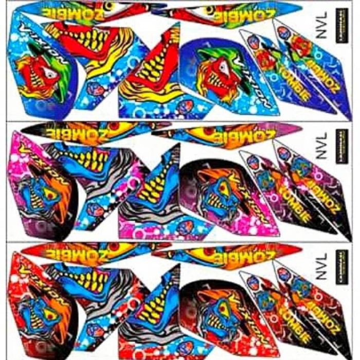TERBARU Striping Motor Vixion 2013 2014 2015 New Lightning NVL Variasi Yamaha