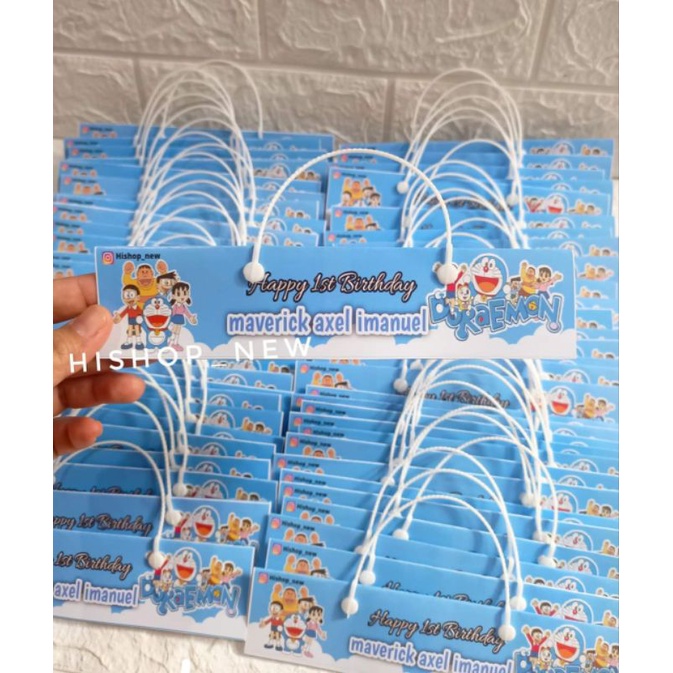 

LABEL TAS ULANG TAHUN / PLASTIK SNACK ULTAH / TAS BINGKISAN / SOUVENIR / BINGKISAN LEBARAN