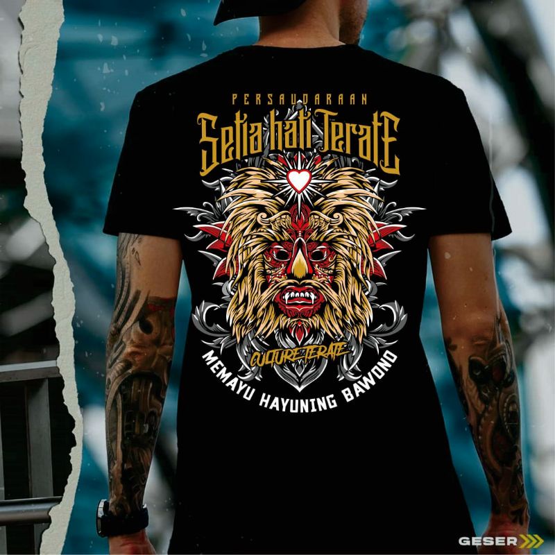 Kaos Sablon PSHT Memayu Hayuning Bawono