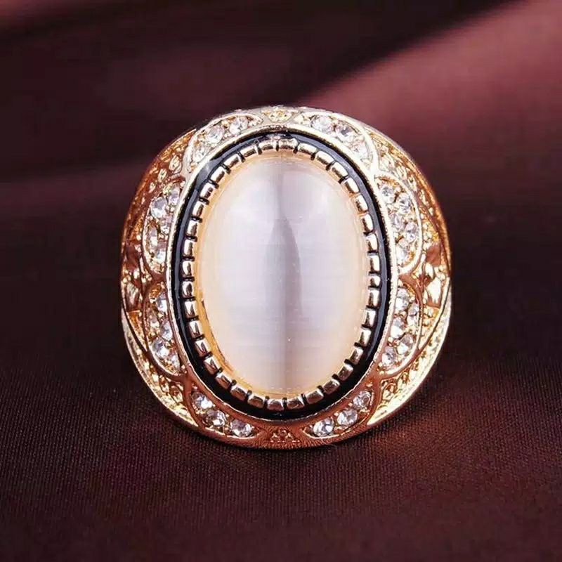 Cincin Pria Cincin Batu Mata Kucing