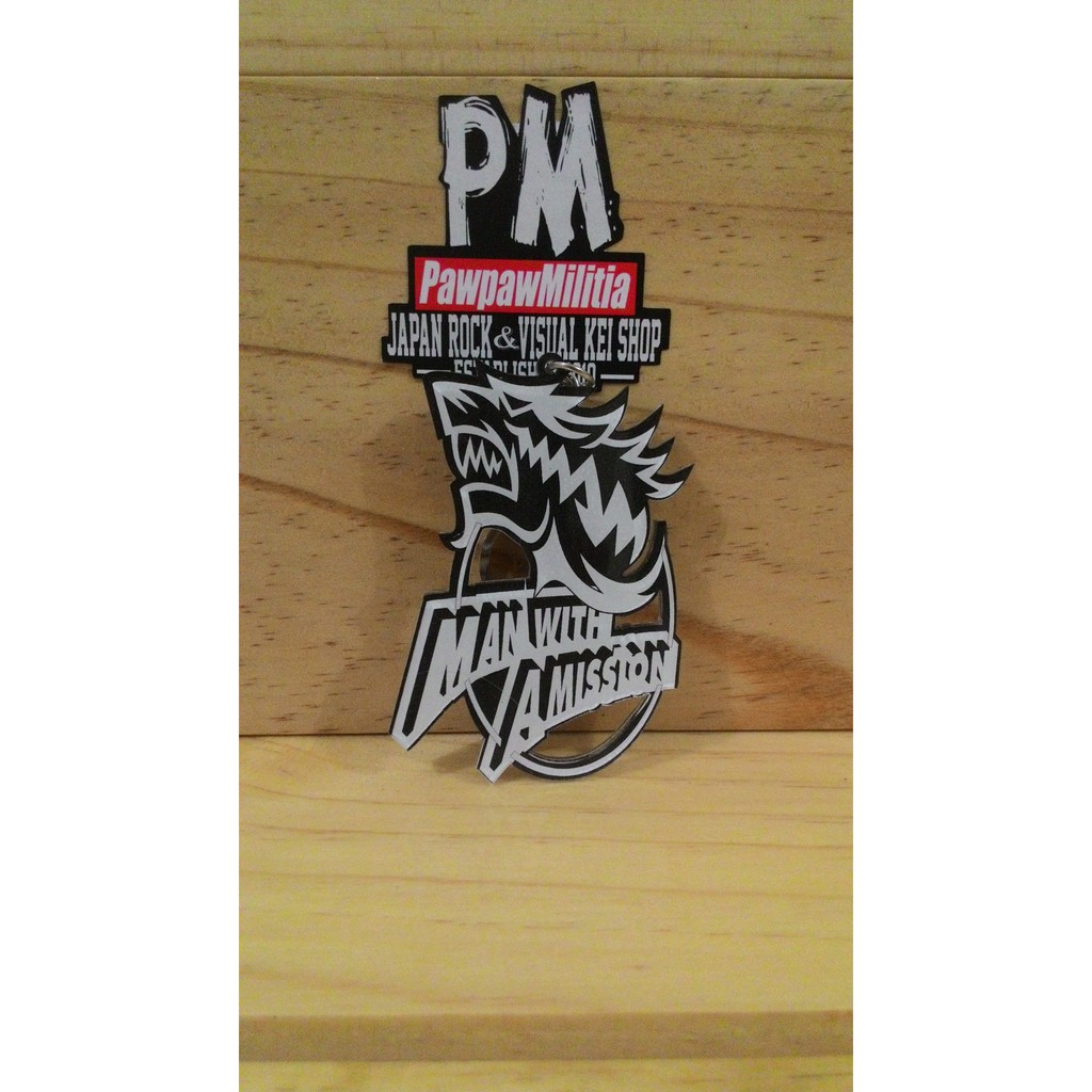 Keychain Man With A Mission Black