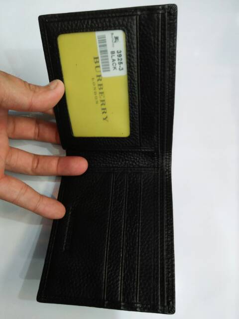 Dompet lambskin cowok import lipat kulit asli