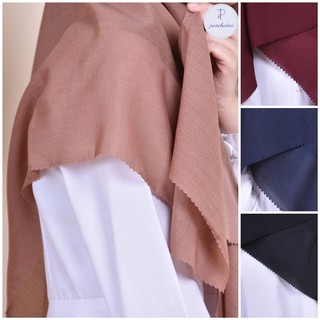 VOAL WATERSPLASH LASERCUT HIJAB SEGI EMPAT POLOS KERUDUNG 