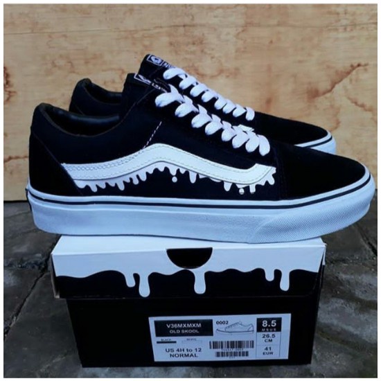 PROMO SEPATU VANS MOTIF LUMER OLDSKOOL SEKOLAH SANTAI PREMIUM TERBARU 1.2.3