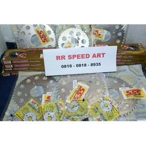 Gear set sss HSBT ORI megapro, cb150r,cbr150r, k45,verza
