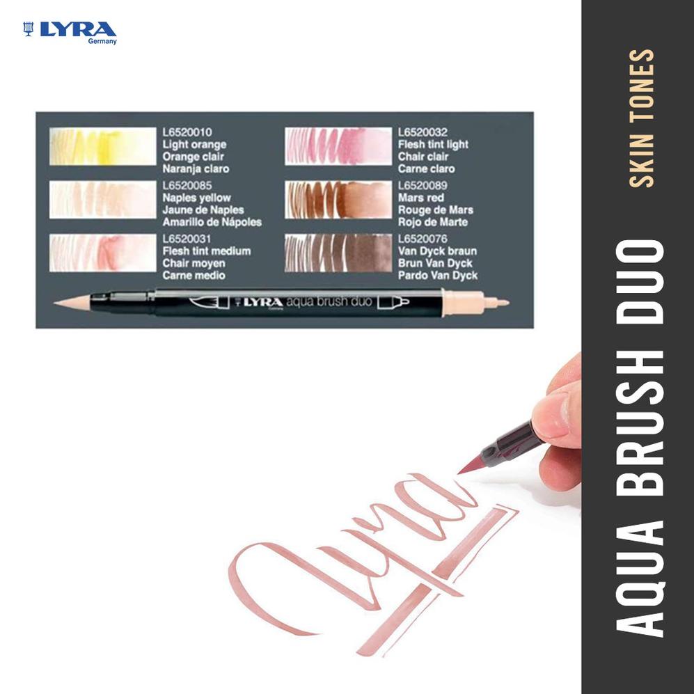 

➚vz Paling Popular [BMS Surabaya] LYRA Brush Pen / Aqua Brush Duo Set 6 35 ⁂