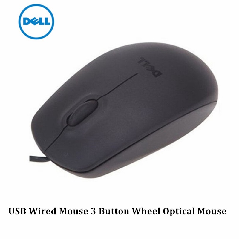 Dell MS111 Mouse Optical 1000 DPI 3 Tombol Dengan Kabel Usb