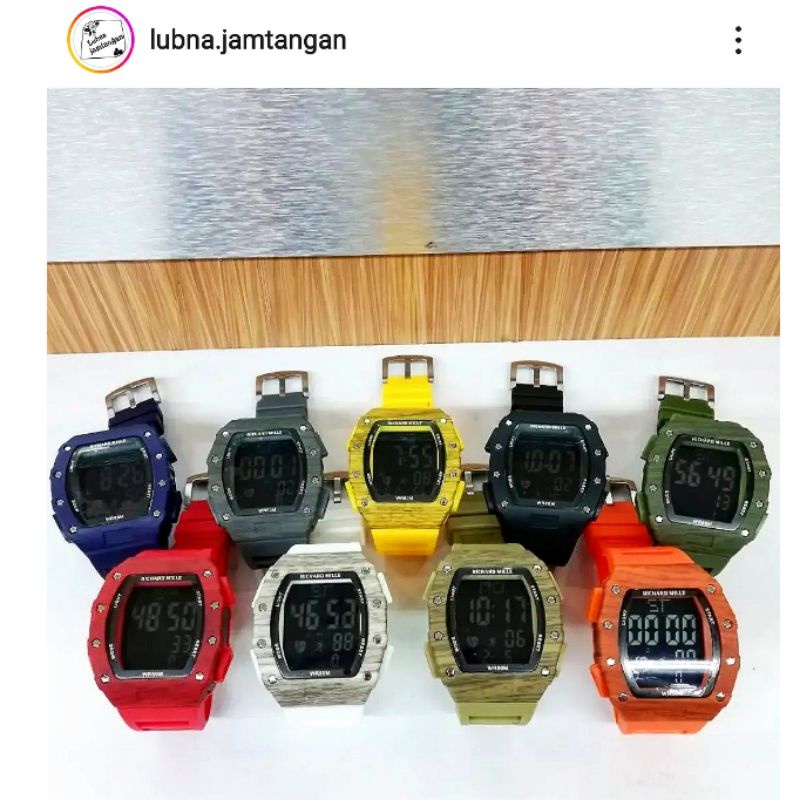 JAM TANGAN DIGITAL PERSEGI/ JAM DIGITAL OVAL