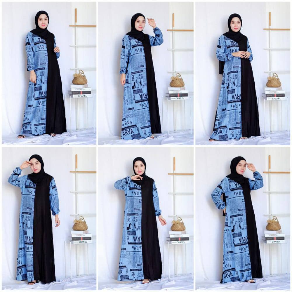 GAMIS ALENA BY TENA IMPORT / GAMIS MURAH WOLYCREP  PREMIUM TERBARU BUSUI FRIENDLY