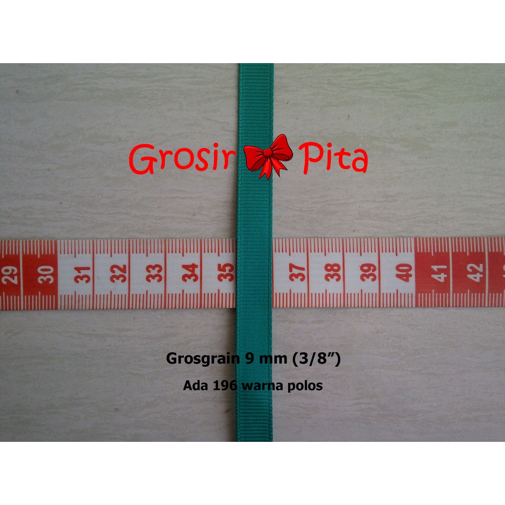 

(25 yard) Pita Grosgrain Polos ukuran 0,9 cm (3/8 inch) | Pita Import Premium | Toko Bahan Craft | Grosir Pita