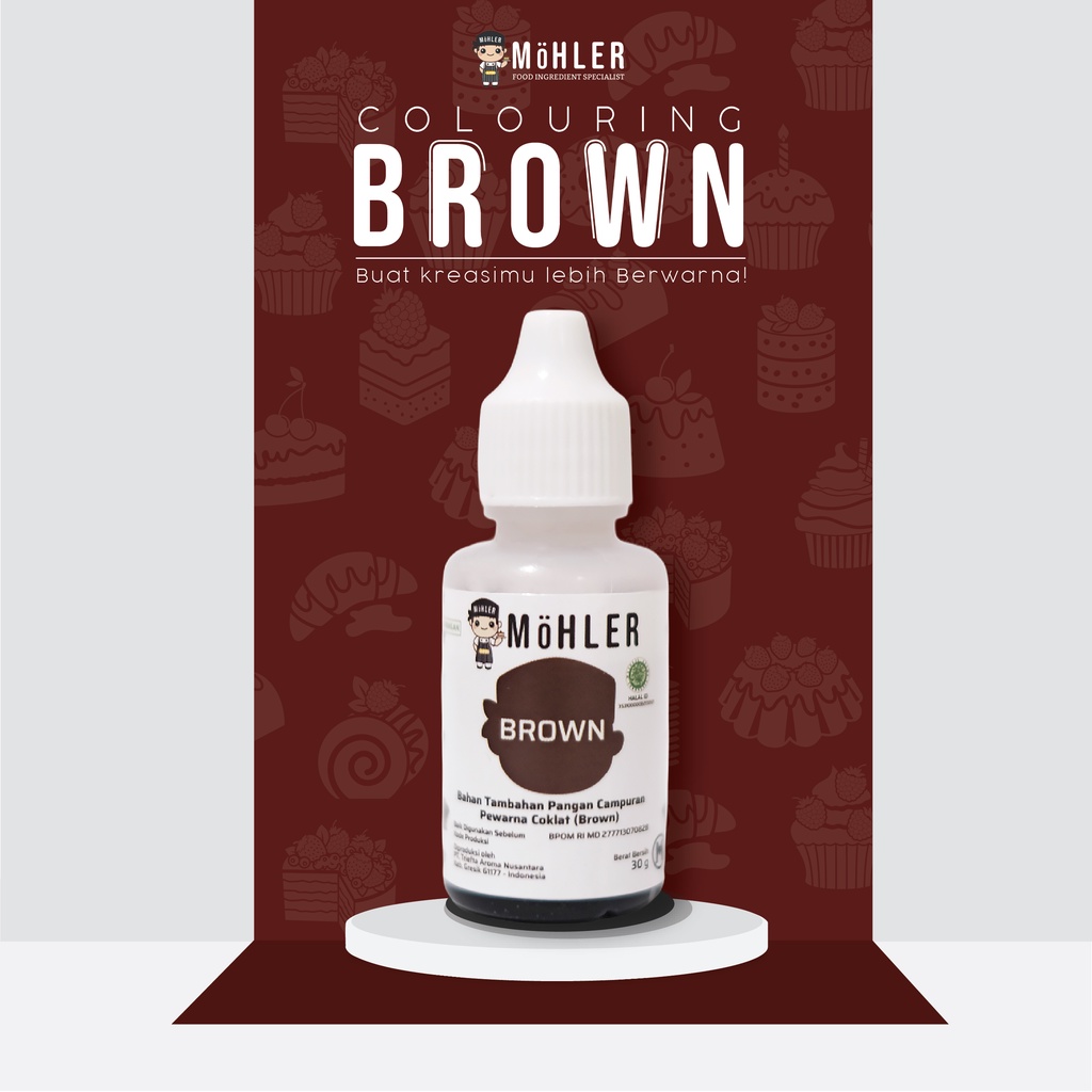 MOHLER Coloring Brown (KLIK KOMBO HEMAT UNTUK BELI 1 GRATIS 1)