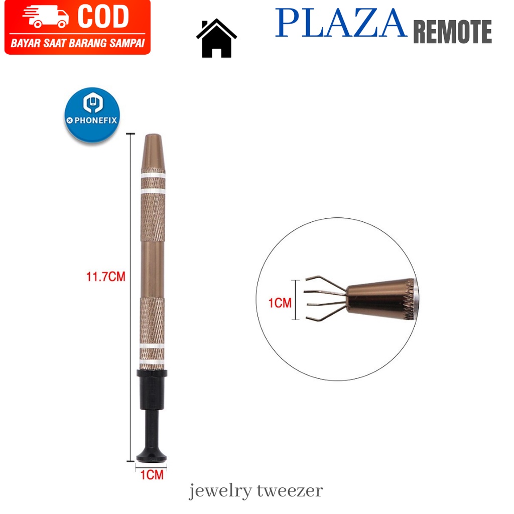 PEN PENGAMBIL CHIP PERHIASAN DIAMOND PINSET BATU SWITCH PULLER