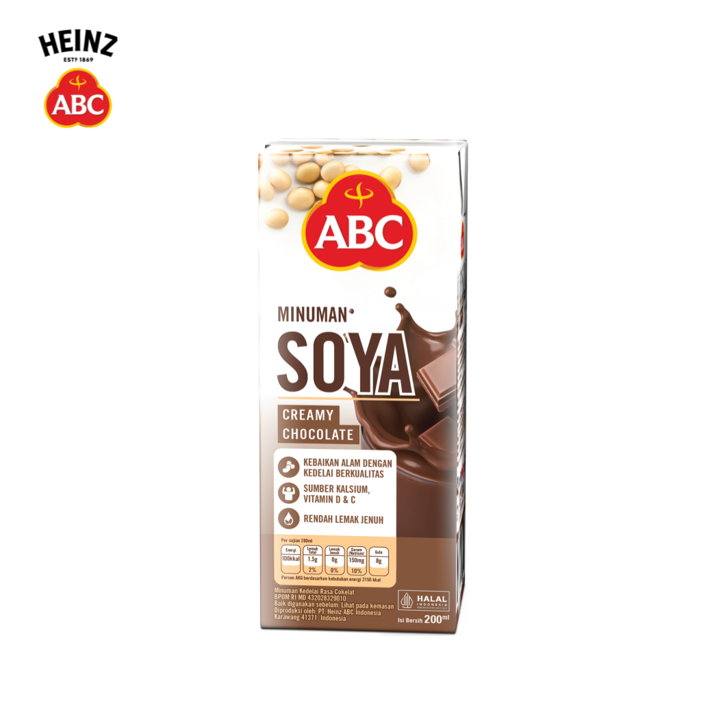 

ABC Soya Sari Kedelai Creamy Chocolate 200 ml