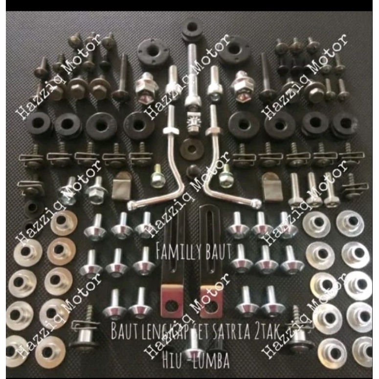 BAUD BAUT FULL SET BODY  LENGKAP SATRIA 2TAK