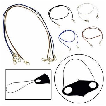 19 WARNA Kalung Gantungan Masker Strap Mask Hanging Korean Suede Series Multifungsi