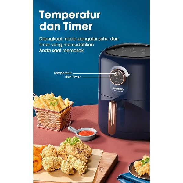 AIR FRYER SAMONO SW AFBE 04 PEMANGGANG SW-AFBE04 4 L