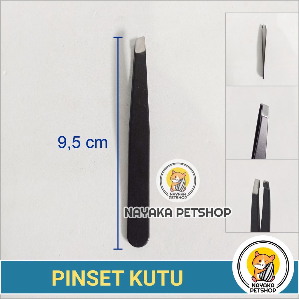 Pinset Kutu Kucing Penghilang Tick Anti Flea Kitten Hamster Kelinci