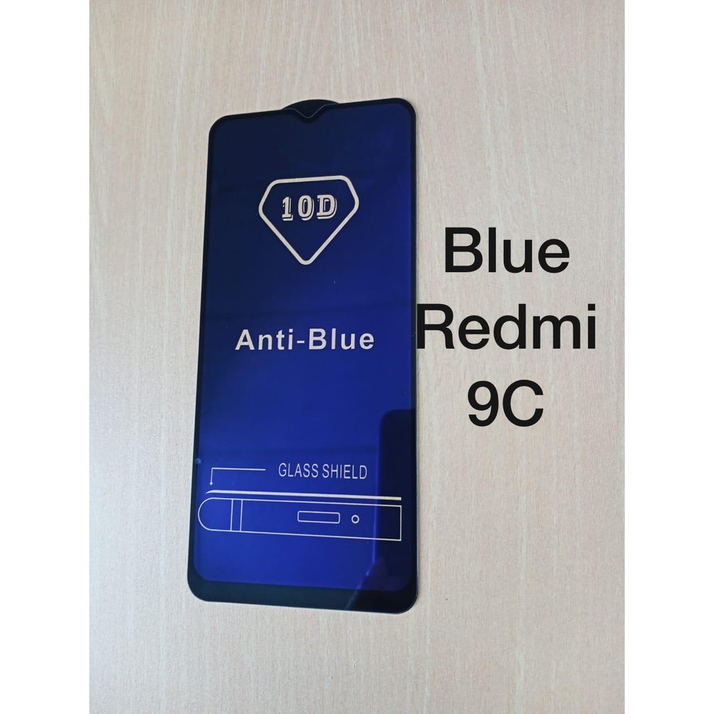 (1TYPE 10PCS )Tempered Glass Blue Full Anti Gores Radiasi 10D Melindungi Mata SAMSUNG Sam J2 Prime Sam J4 Plus 2018 Sam J6 Plus 2018 Sam A20 Sam A30 Sam A50 Sam A10S Sam A30S Sam A50S Sam A01 Core Sam A02 Sam A02S Sam A03