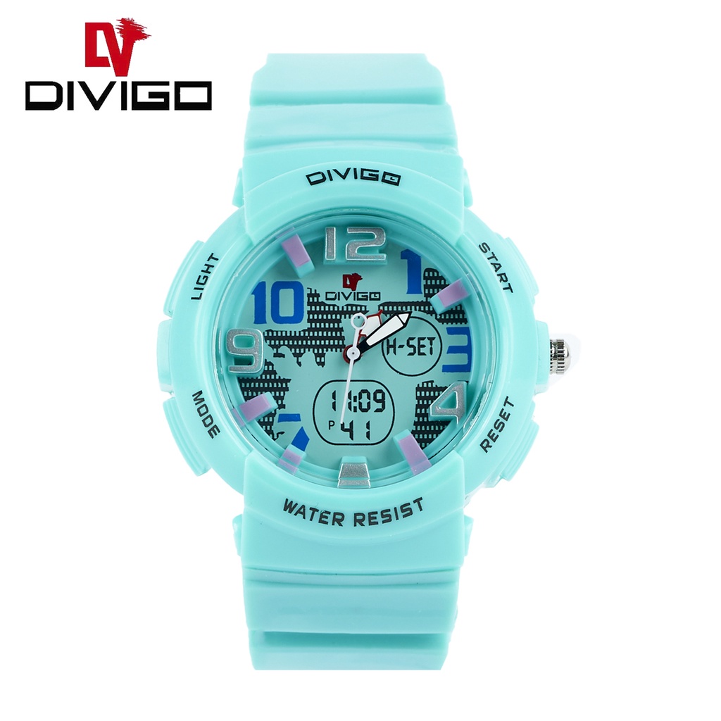 Jam Tangan Wanita DIVIGO Original Analog Warna D-10 Tahan Air