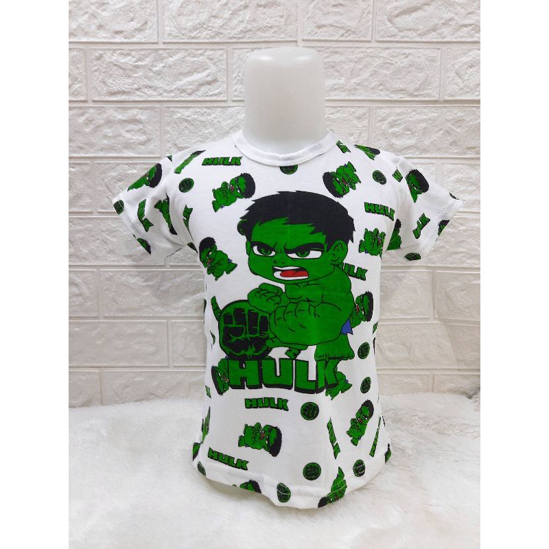 Kaos anak laki-laki gambar HULK Fullprint