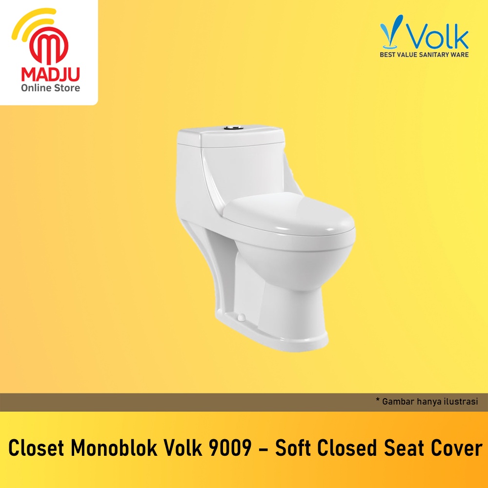 Closet Monoblok Closet Volk 9009 Closet Duduk One Piece Toilet
