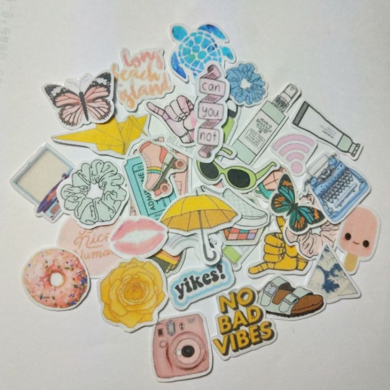 

5pcs STIKER TUMBLR AESTHETIC STIKER SUDAH CUTTING