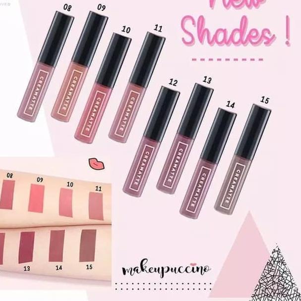 ☈ Lipstik / Lip Cream ORIGINAL Emina Creamatte Matte ☞