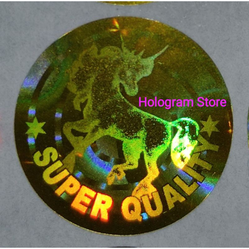 

Stiker hologram SQ Kuda