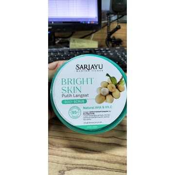 Sariayu Bright Skin Putih Langsat Body Scrub