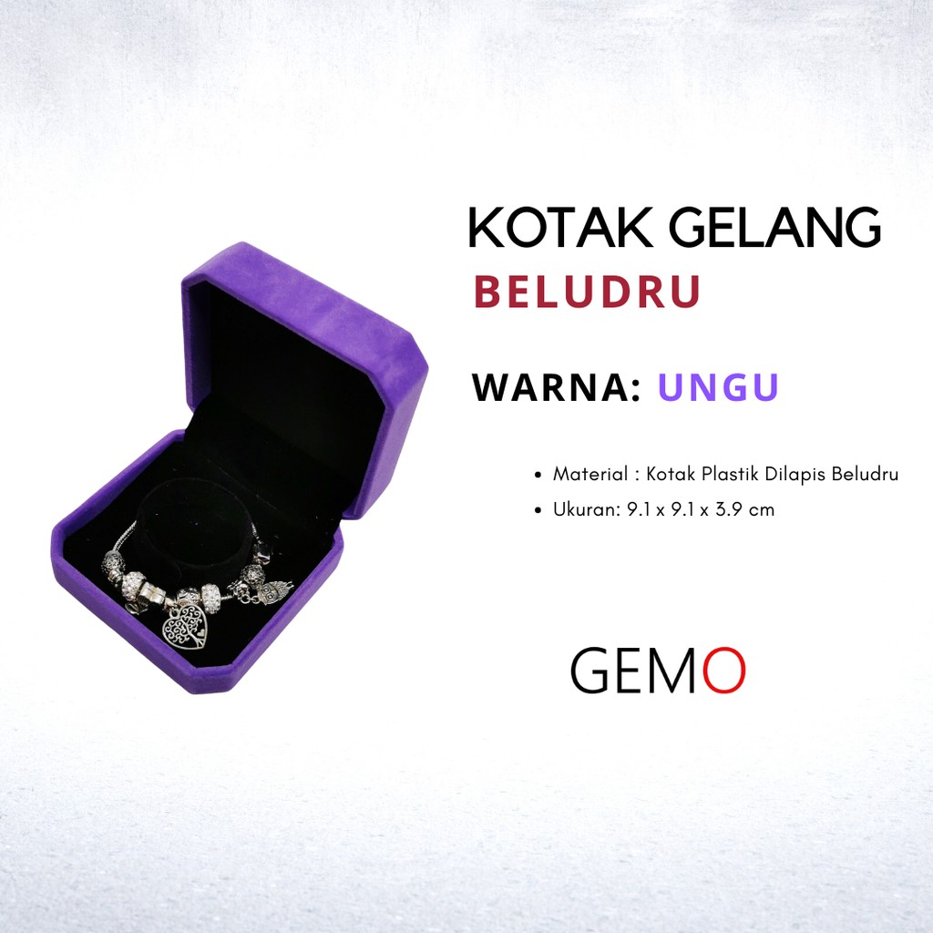 KOTAK PERHIASAN UNGU BELUDRU JEWELRY BOX SET CINCIN KAWIN GELANG KALUNG NIKAH ANTING LIONTIN GIWANG UNIK, MURAH BLUDRU UNTUK SESERAHAN, HANTARAN NIKAH, PERKAWINAN, PERNIKAHAN, TUNANGAN, MAHAR