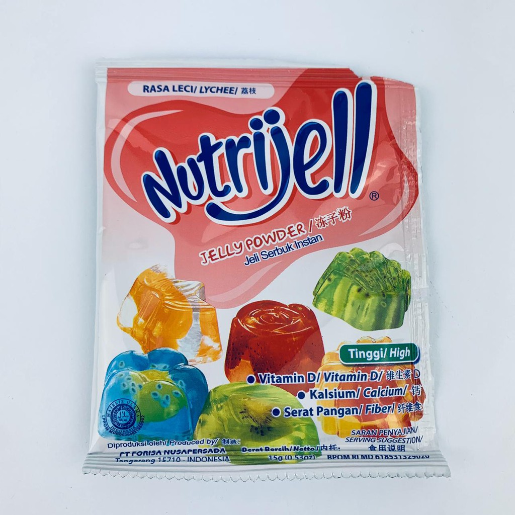 NUTRIJELL JELLY POWDER 5 VARIAN RASA15g