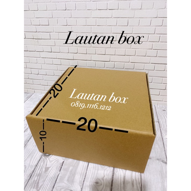 Dus 20x20x10 cm die cut murah box karton box dus 