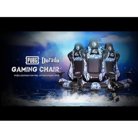 Kursi Gaming Sades Dorado Pubg Edition - Sades Gaming Chair Dorado