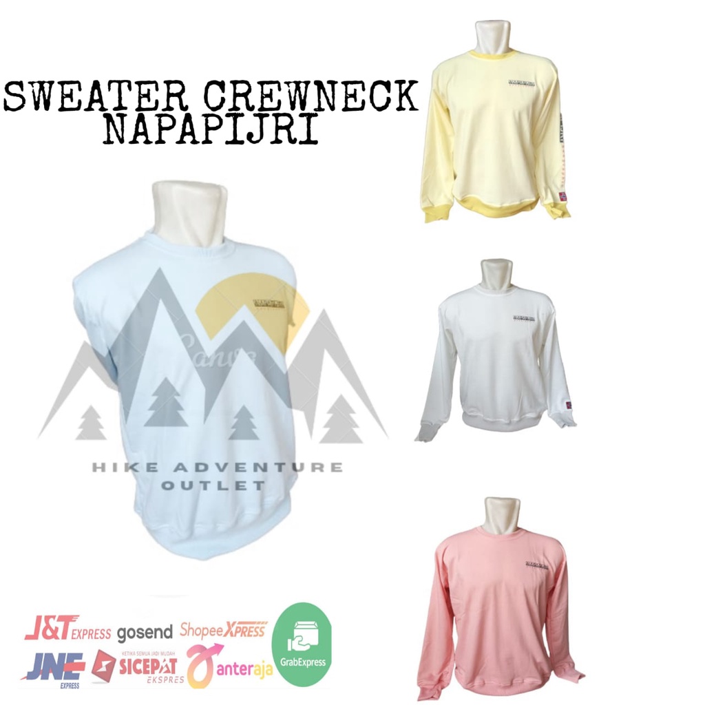 SWEATER CREWNECK PANJANG NAPAPIJRI