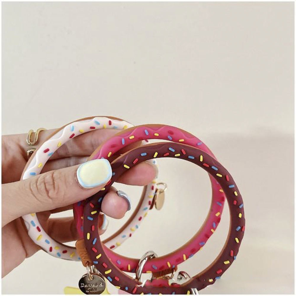 【COD Tangding】Ring Holder Handphone Bentuk Donat Bahan Silikon Anti Hilang