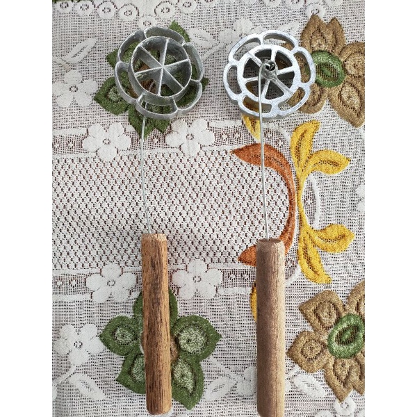 Cetakan Kue Lamtari Matari Kembang Goyang Bunga Tumpuk