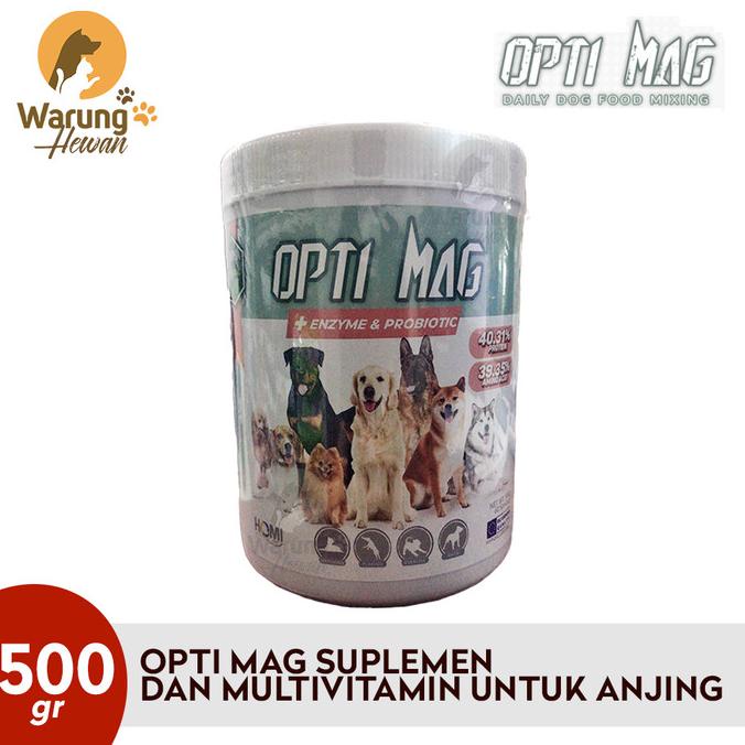 Optimag Suplemen Multivitamin Untuk Anjing All Breed 500 Gram