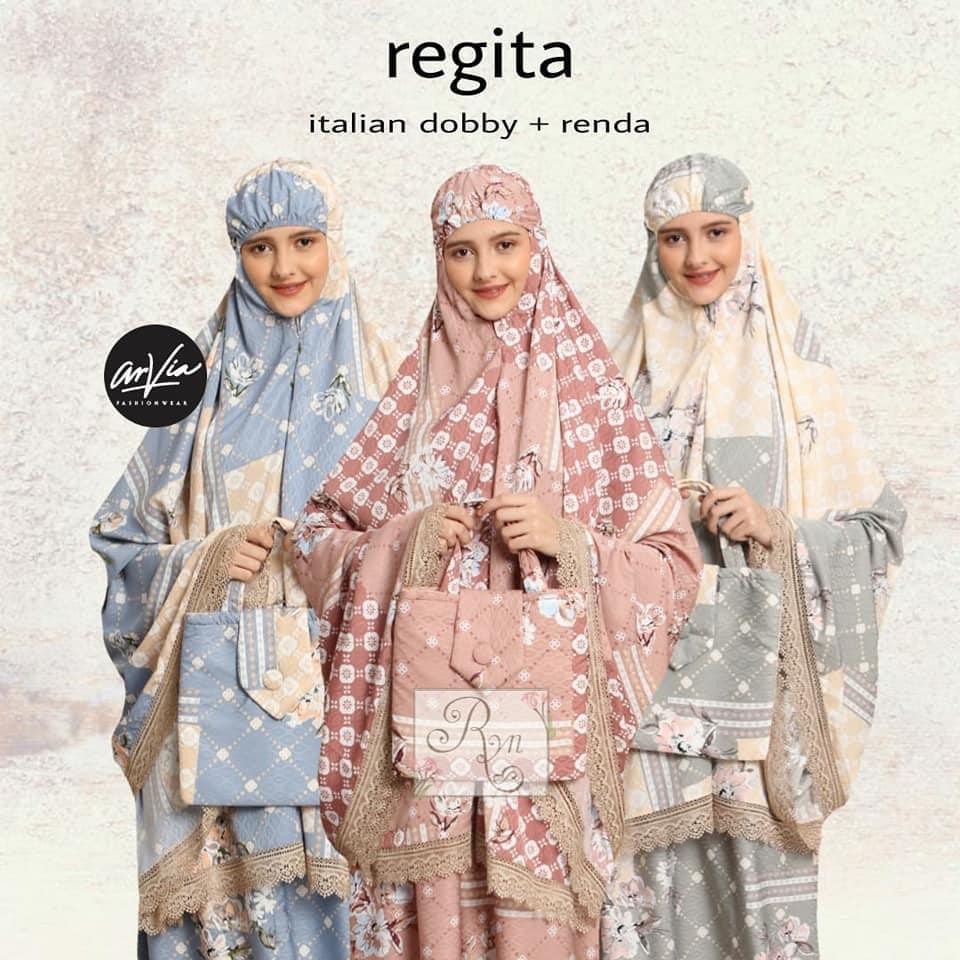 Mukena Regita Material Italian Dobby By Rhayanh Collection