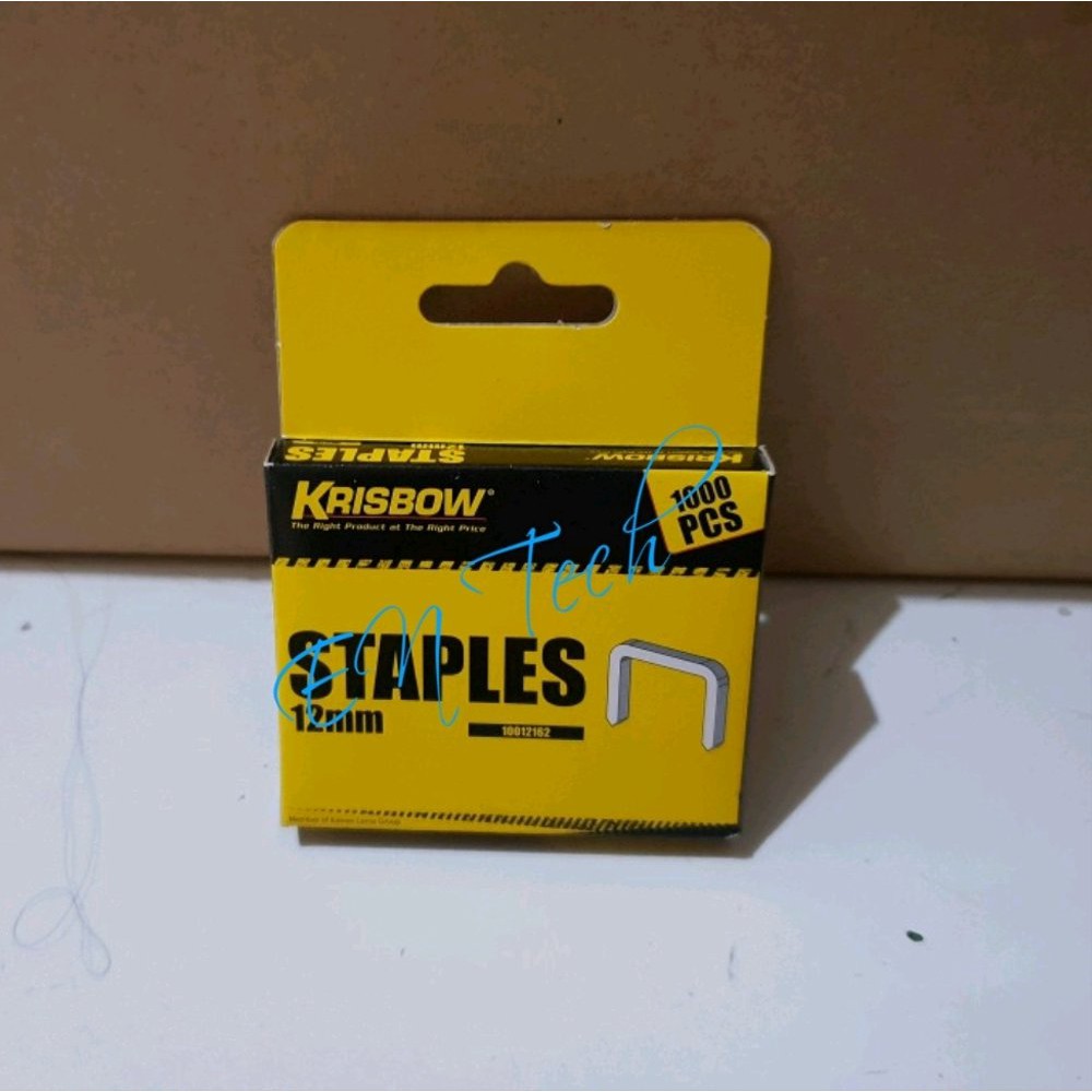 

KRISBOW REFILL STAPLESS ISI ULANG STAPLES 12MM 1000PCS