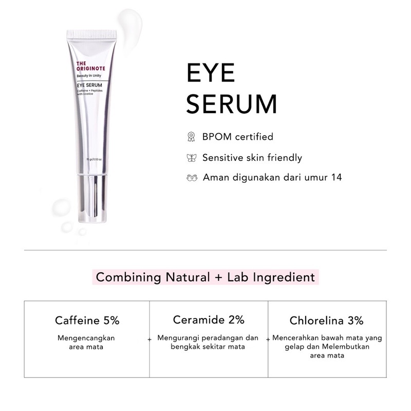 (BISA COD) THE ORIGINOTE EYE SERUM - EYE TREATMENT SERUM