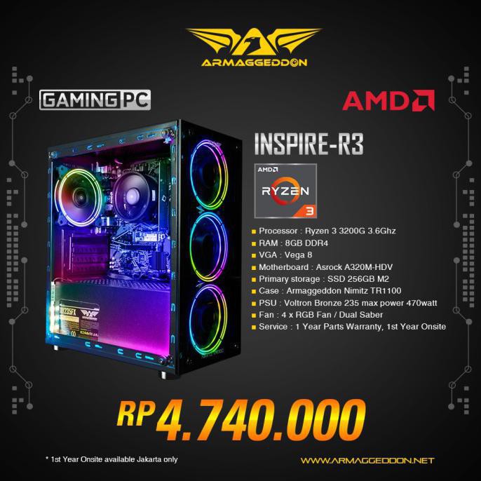 Armaggeddon PC Gaming INSPIRE-R3