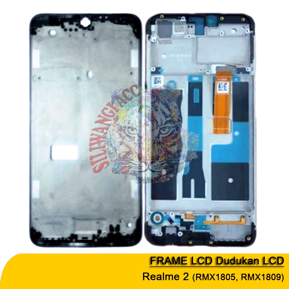 Frame LCD Dudukan Tatakan LCD Realme 2 RMX1805 RMX1809 Oppo A3S CPH1803