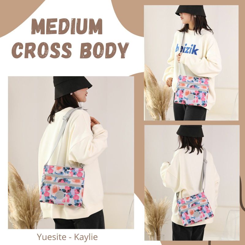 Tas selempang wanita medium yuesite kaylie original sling bag cross body