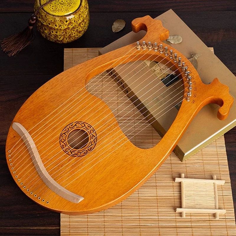 Lyre Mini Harp 16 Strings Harpa Kecapi