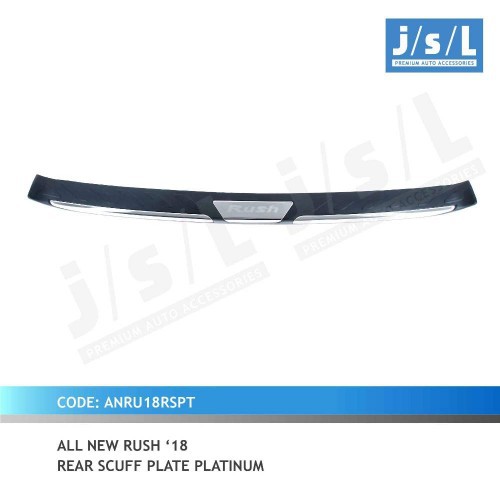 Sillplate Belakang All New Rush 2018 model Platinum