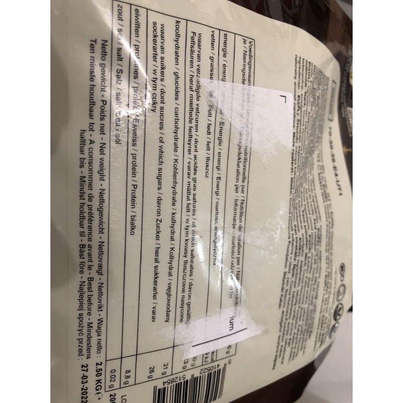 

Callebaut Dark Noir 70,5 % Couverture Per 100 Gram