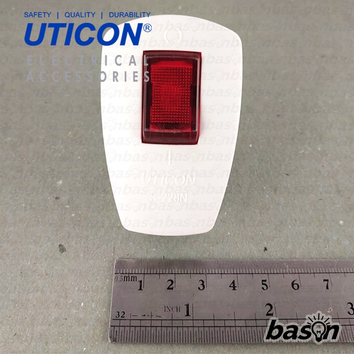 UTICON S228N - Steker Arde + Saklar